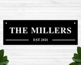 Custom Metal Name Sign Personalized Established Date Sign Established Date Sign Est. Date Sign Est. Date Name Sign Name With Est. Date Decorations